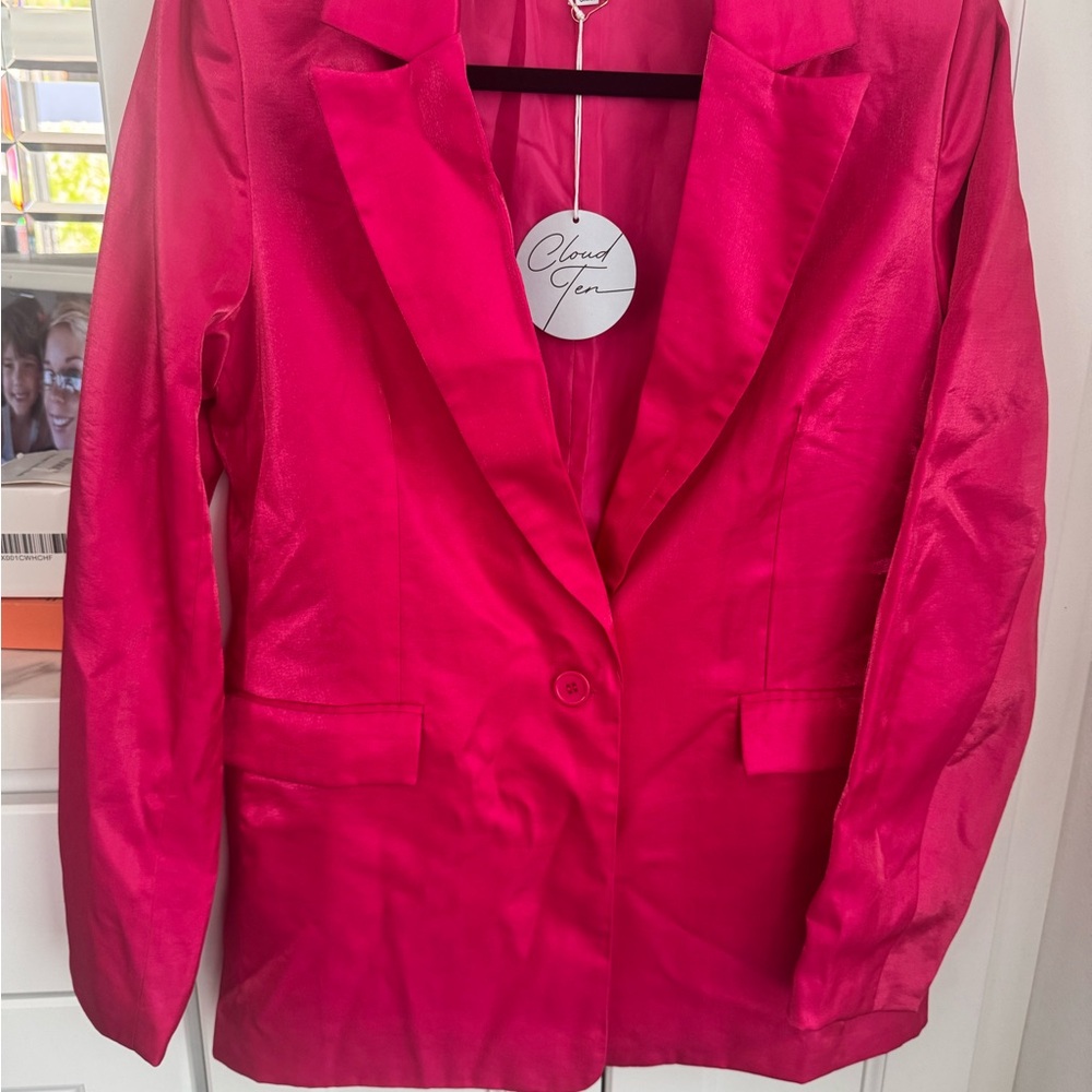 Cloud Ten hot pink blazer